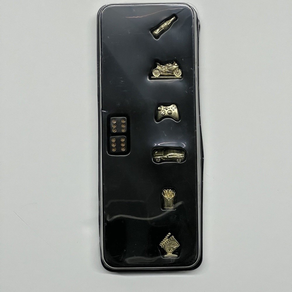 Monopoly Empire Replacement Tokens and Dice 6 Gold Tokens Pieces Parts